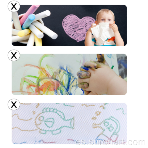 Tablero de dibujo fluorescente de graffiti 3D para niños A5